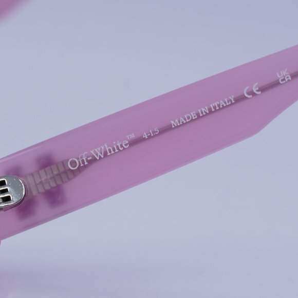 Off-White OERI144 HILO 3007 Sunglasses Pink Cat Eye Frame, Grey Lenses main image 5